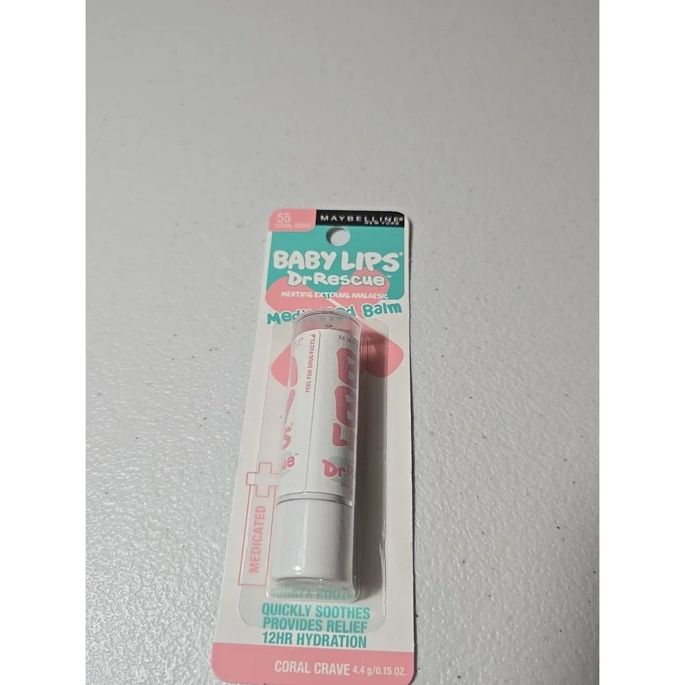 Maybelline Baby Lips Dr Rescue Medicated‎ Lip Balm Shade 55 Coral Crave